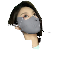 Jiaoxia Seamless Sunscreen Mask for Women UV Protection Summer Thin Cooling Ice Silk Eye Corner Sunshade Full Face Mask