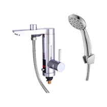 Hot and cold instant electric water heater with inlet side under the electric hot water faucet variable frequency constant temperature heating washing dishes and bathing