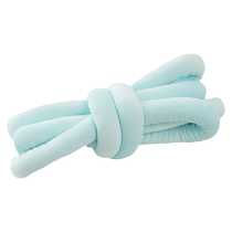 Crib bed guard anti-collision strip baby and children spliced ​​bed guardrail braided newborn fence protective soft bag