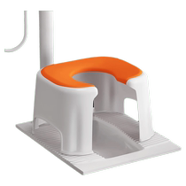 Squatting to toilet chair household squat toilet artifact toilet seat frame for pregnant women and the elderly toilet stool squatting pit dual-use mobile