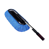 Car wash mop telescopic car brush car cleaning supplies tool dust duster mop cleaning