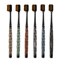 (6 Gift Boxes) Ins light extravagant soft Mao toothbrush L Omi High-end Independent Packaging Couple Adults Home