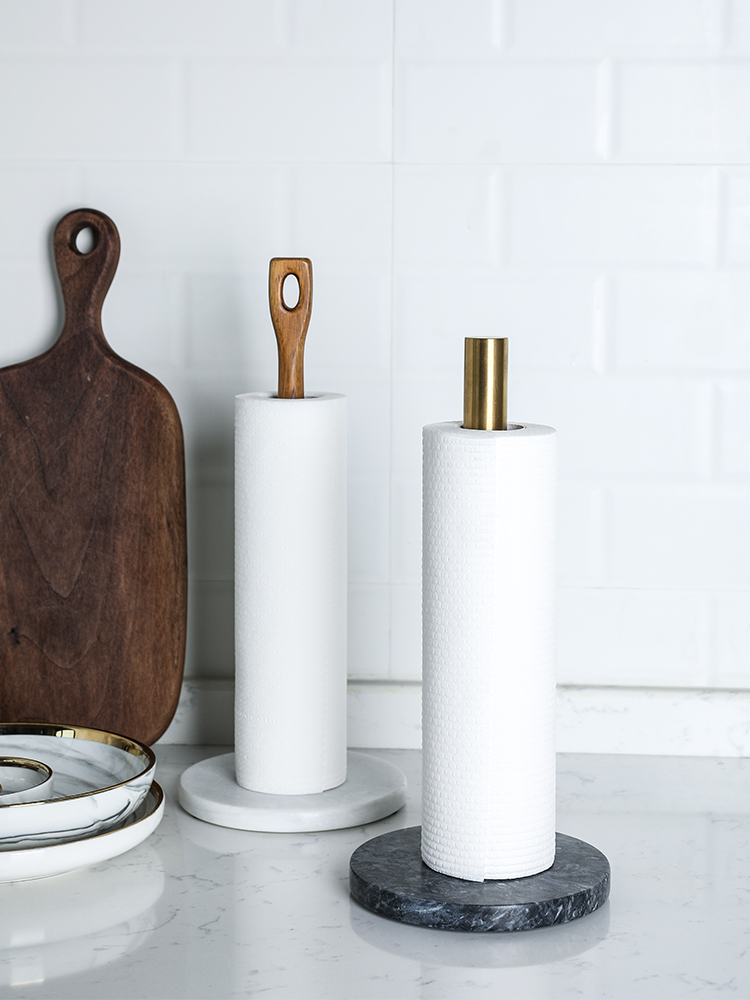 House in northern Denmark marble base's brass towel holder, kitchen paper build desktop paper receive more