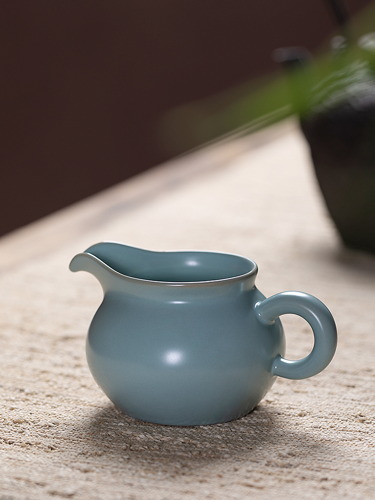 Jiangnan past your up sky blue sea kung fu tea tea fair ceramic cup your porcelain and a cup of tea ware points cups