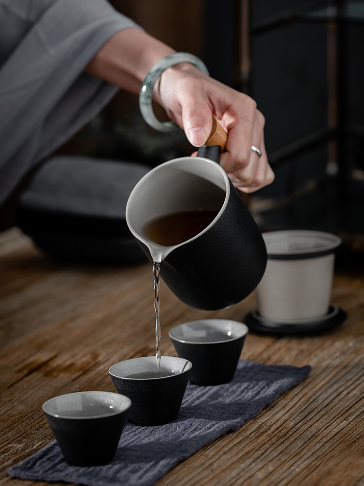 Wood is travel tea set crack cup a pot of 2 cup office mini portable kung fu tea bags are porcelain tea set