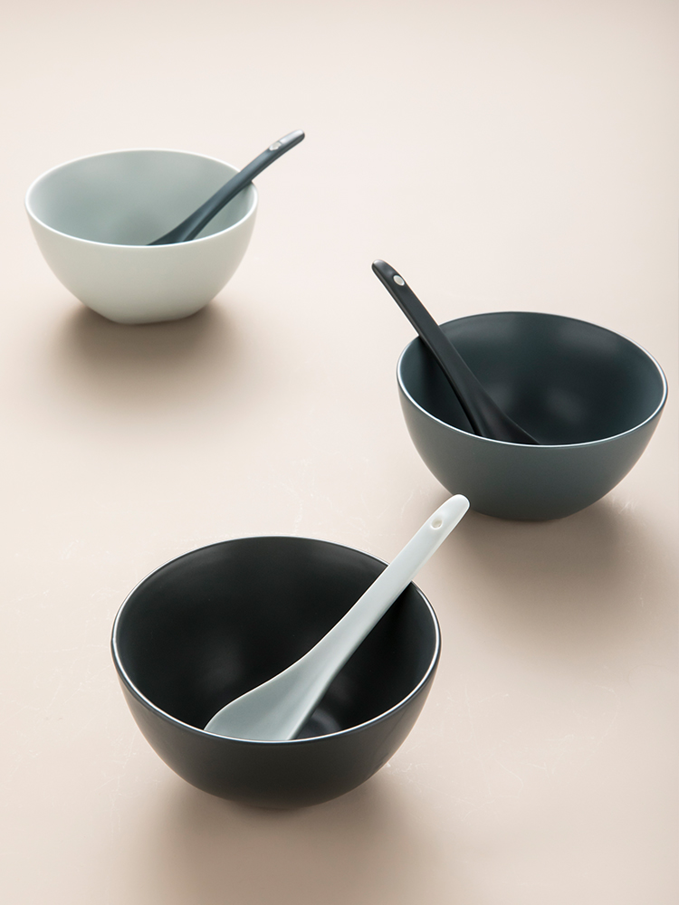 Namely the content of household ceramic bowl bowl of a single mercifully rainbow such use creative move Nordic job rainbow such always eat bread and butter for breakfast bowl