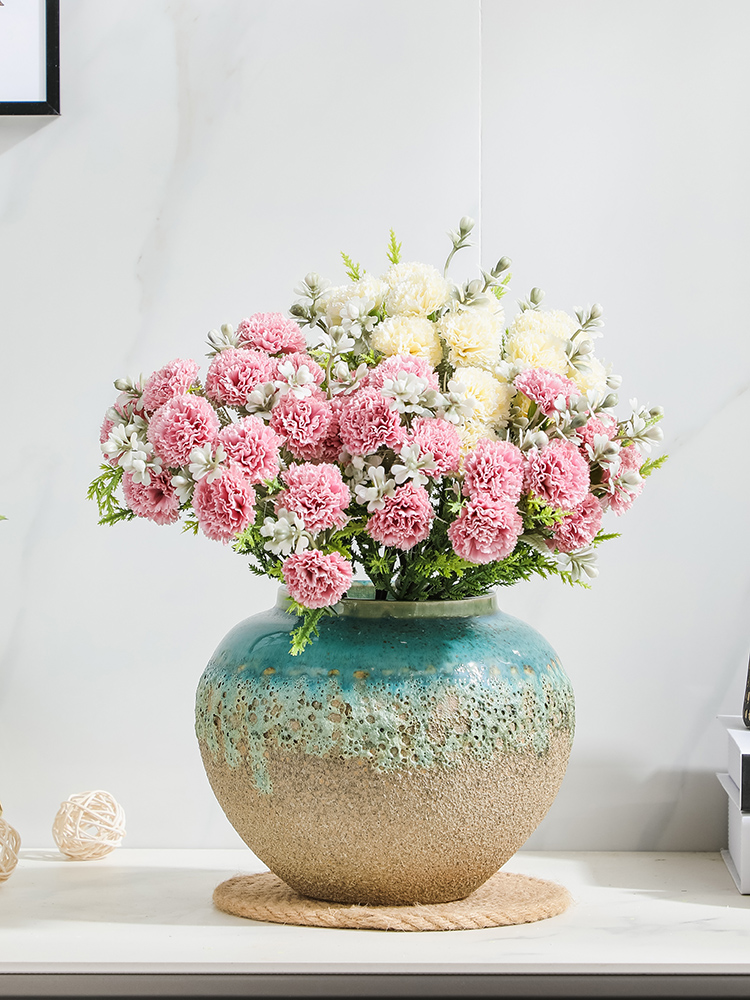 Ceramic vases, table decorations decoration indoor decoration flower arrangement sitting room porch TV ark, European contracted dried flowers