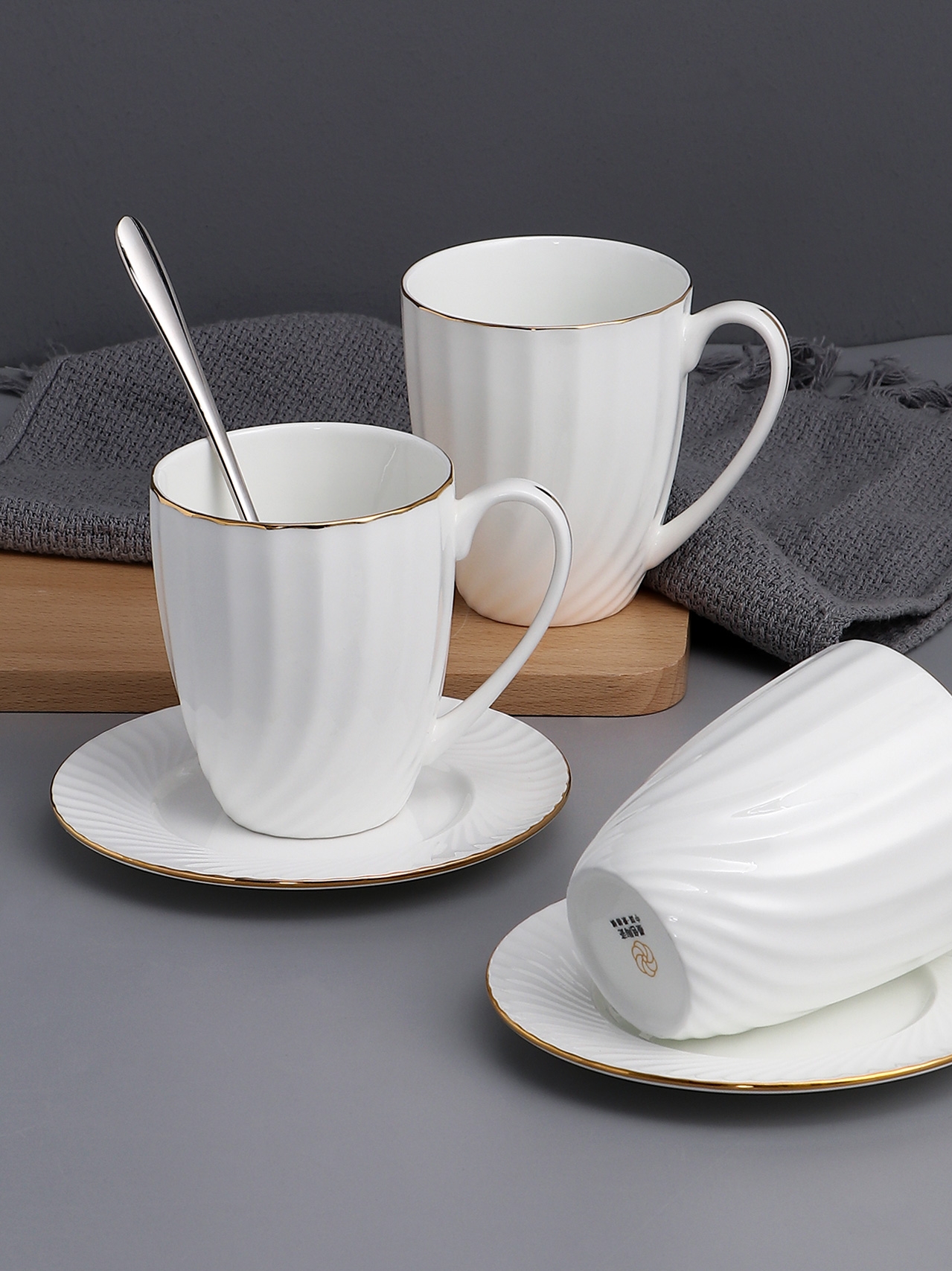 Creative ceramic office up phnom penh ipads China mugs contracted home water cup of white coffee cups and saucers xuan of the month