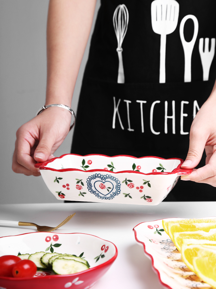 Web celebrity ins wind plate good - & fish dishes creative move dishes home sweet home ceramic plate tableware