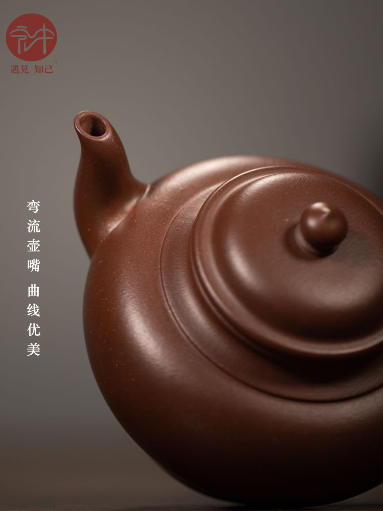 The new pure manual yixing it home bubbles in The macro undressed ore old purple clay teapot kung fu tea set