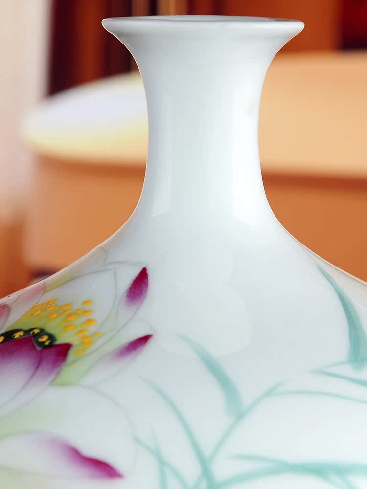 Jingdezhen ceramics furnishing articles household act the role ofing is tasted I and contracted famous masterpieces hand - made decorative vase in the living room
