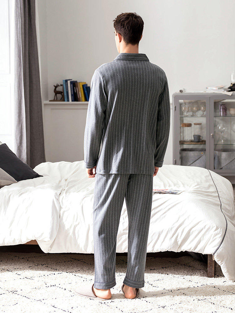 芬腾 商场同款 纯棉 男式春秋长袖家居服套装 天猫优惠券折后￥149包邮（￥159-10） 多色可选