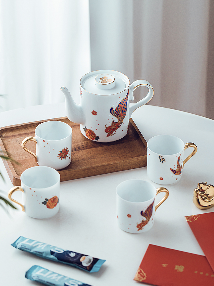 Jingdezhen tea set much luck kung fu tea set ideas just a cup of tea to separate white porcelain tea set