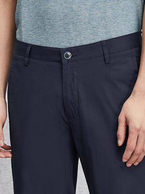 HLA Haishu Nhà net màu rửa giản dị chín quần 2018 mùa hè mới thoải mái quần âu nam quần áo nam hàng hiệu Crop Jeans