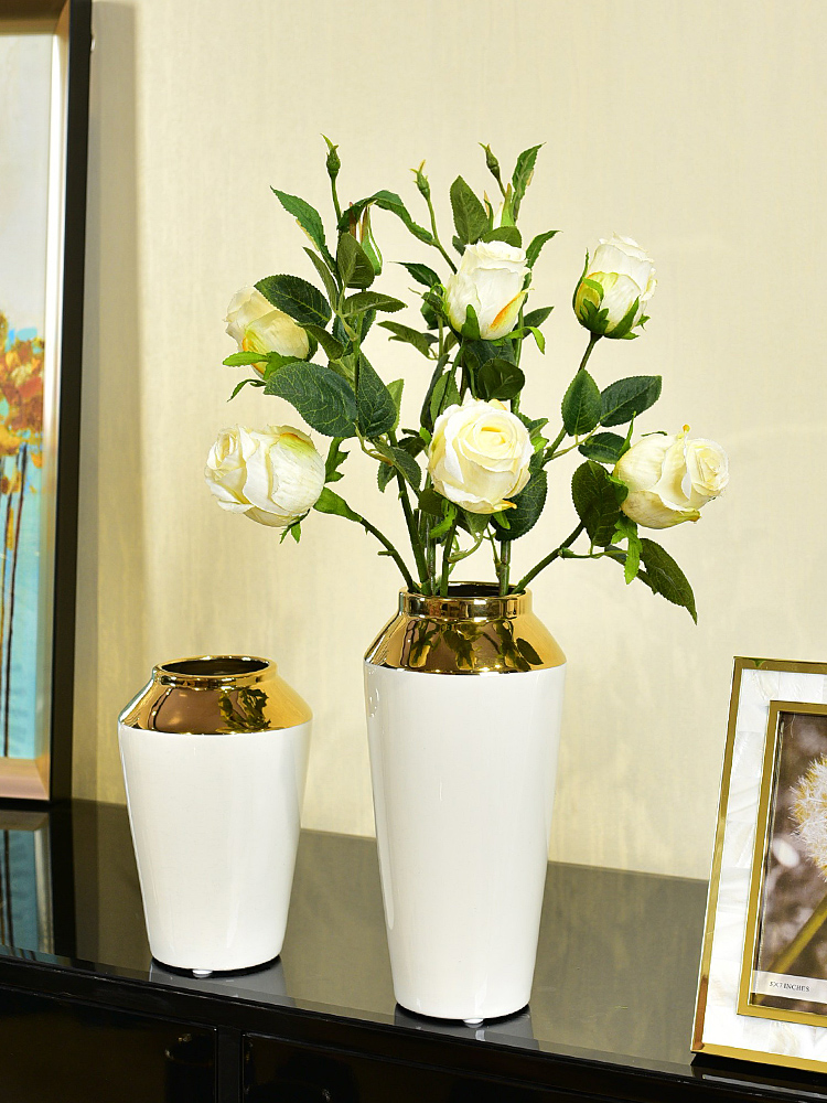 Modern light key-2 luxury floret bottle of water to raise the Nordic idea contracted sitting room ceramic furnishing articles table flower arranging flower bottles