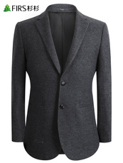 Пиджак, Костюм 杉杉男装羊毛西服男2020秋冬新款商务休闲西装平驳领单西男士外套