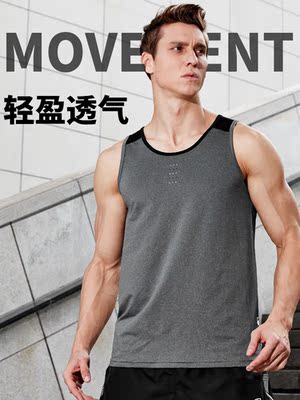 Buộc áo vest thể thao nam mùa hè nhanh khô thoáng khí thấm mồ hôi áo thun không tay chạy áo tập thể dục lỏng - Áo phông thể thao áo ba lỗ nike Áo phông thể thao