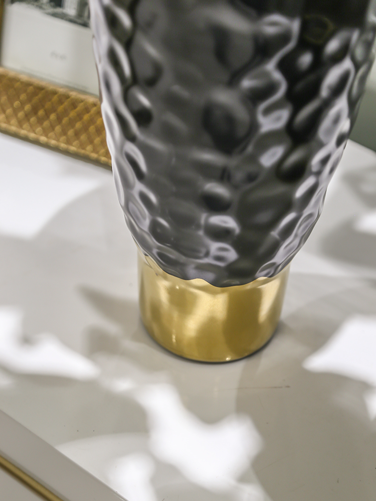 Modern light key-2 luxury ceramic flower implement mesa ceramic flower implement example room home sitting room adornment ornament craft vase