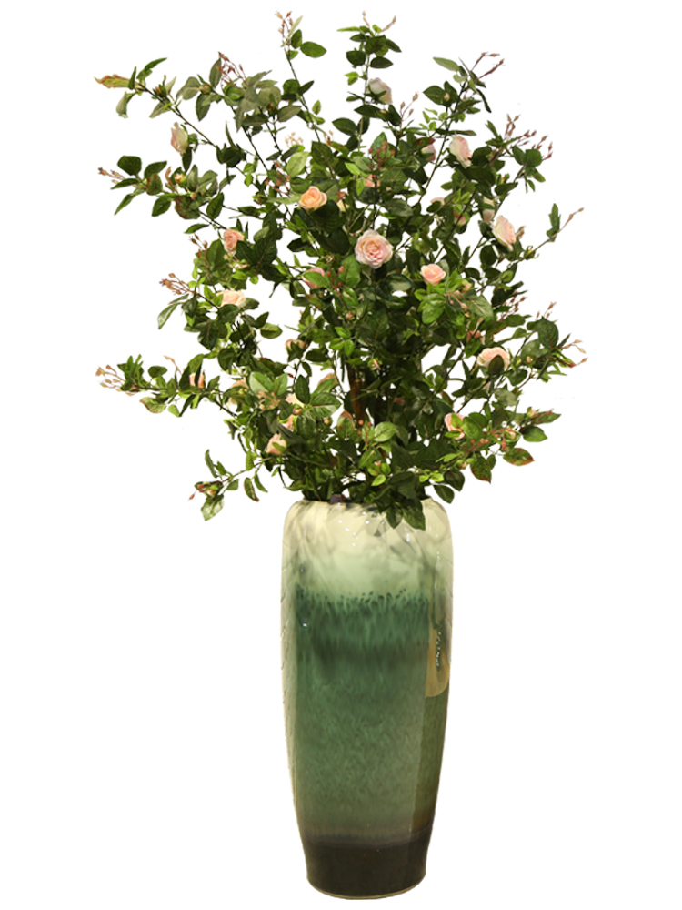 Jingdezhen ceramic creative living room villa large vase decoration to the hotel to place a flower flower implement restaurant furnishing articles