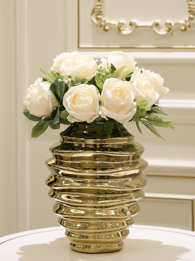 European creative flower arranging ceramic vase mesa contracted light key-2 luxury fashion crafts home decoration decoration is a sitting room