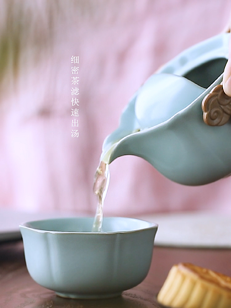Your up crack cup a pot of 2 CPU use portable travel jingdezhen ceramic kung fu tea set cup teapot