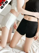 Momotaro quần short nữ mùa xuân và mùa hè mặc quần legging mỏng Phần mỏng quần chống sáng ba điểm quần ren an toàn - Quần short