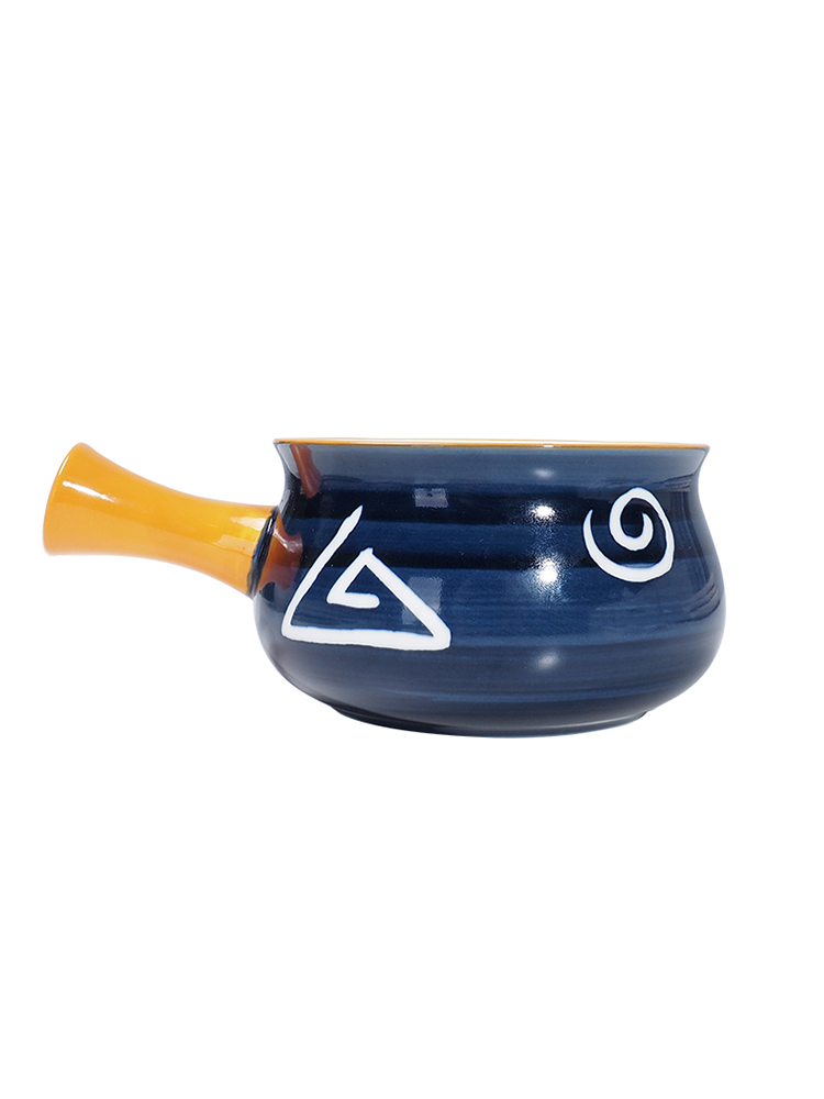 Ya cheng DE dishes ceramic bowl in hand, a single tableware suit one person eat breakfast bowl with the handle tray