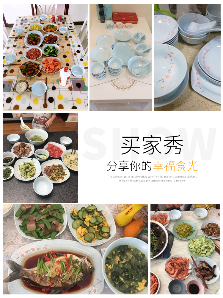 Ya cheng DE household ceramics tableware suit to eat Japanese spoon bowl under the single heat - trapping ceramic glaze color combination dishes