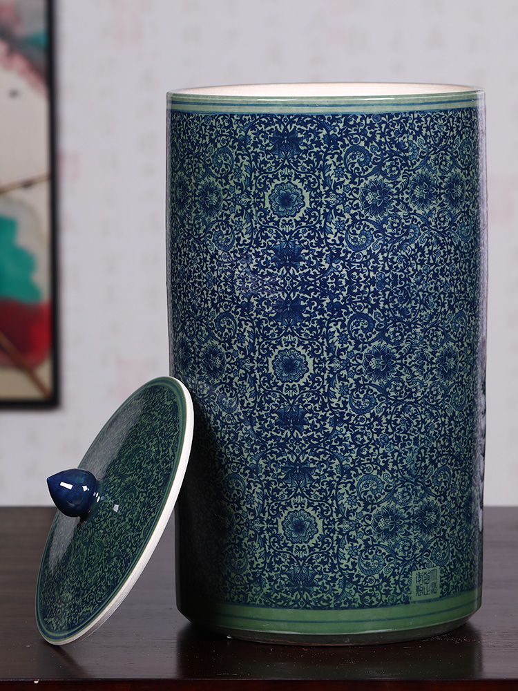 Extra - large ceramic tea cake and restoring ancient ways of tea caddy fixings seal can receive scattered tea packaging storage storage POTS