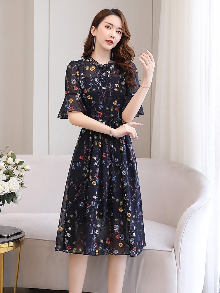 Robe été Mousseline de soie - Ref 3428954 Image 4
