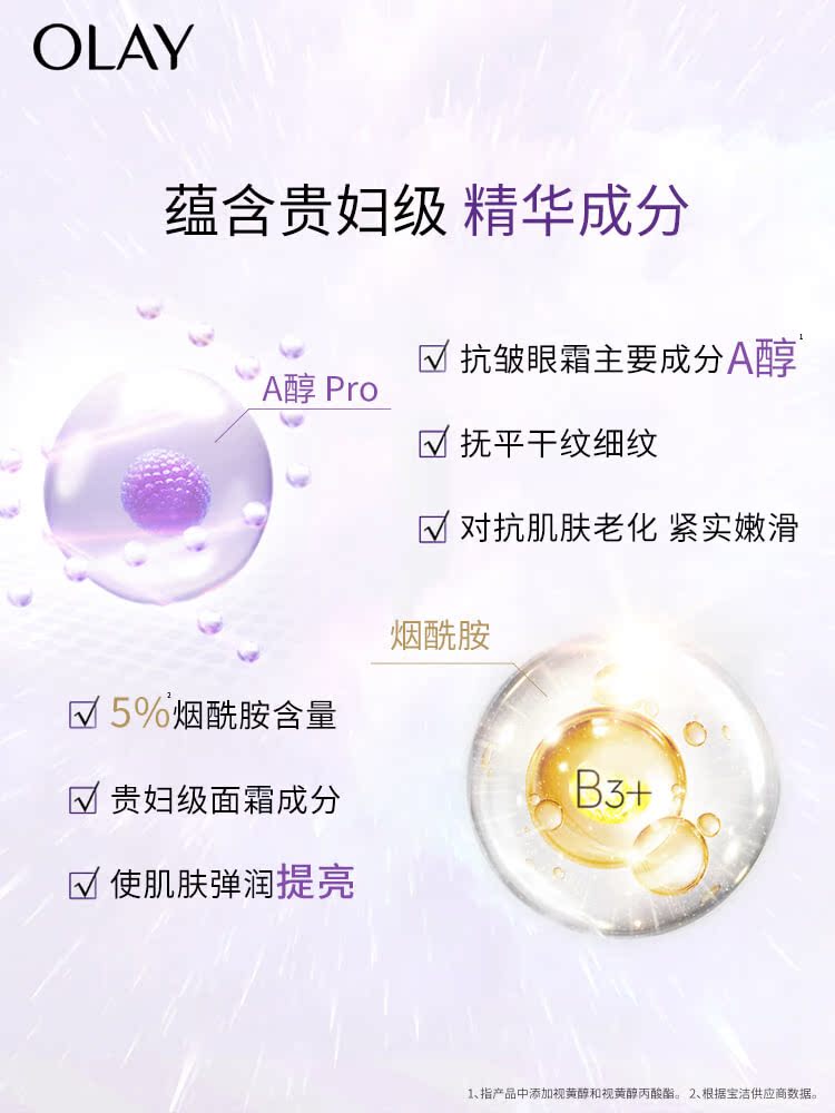 肖战同款 Olay 玉兰油 烟酰胺A醇精华身体乳 250ml 图2