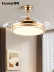 Quạt vô hình đèn quạt trần đèn 2023 ánh sáng mới sang trọng nhà phòng khách phòng ăn phòng ăn phòng ngủ quạt đèn chùm đèn chùm quạt trần quạt trần hiện đại Quạt trần đèn