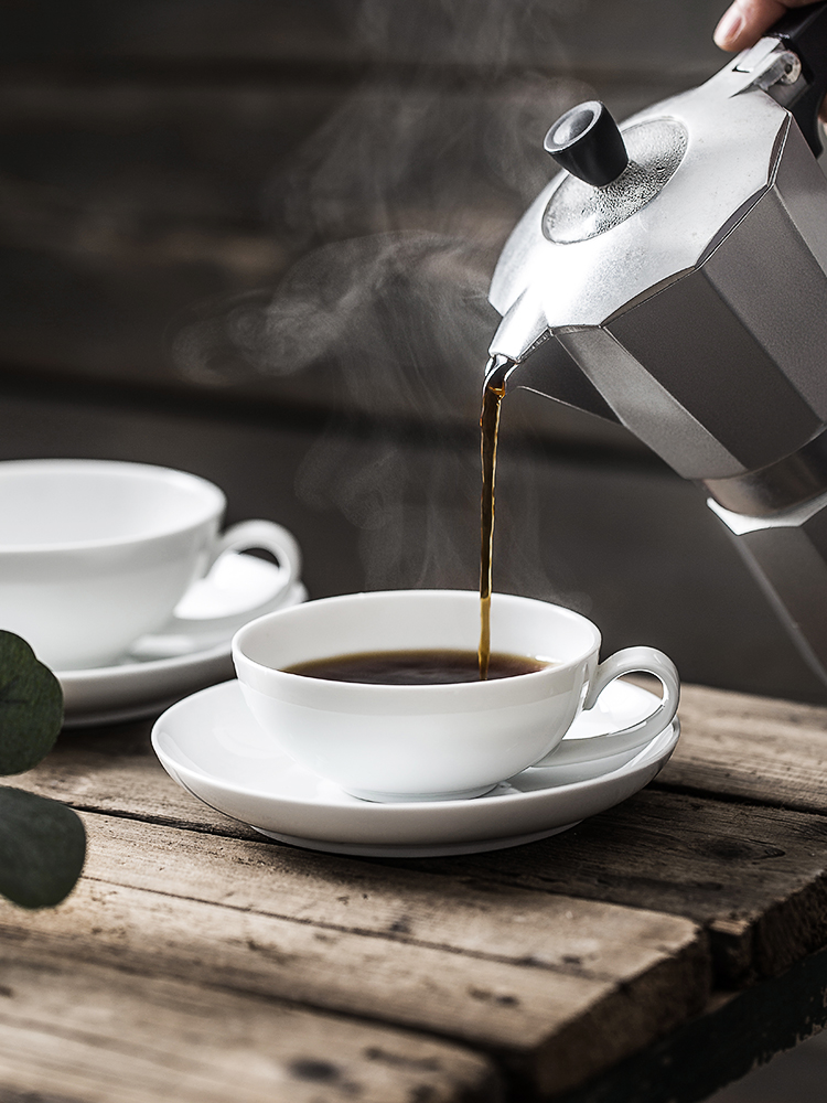 Coffee cup small European - style key-2 luxury contracted espresso cups and saucers suit ceramic English afternoon tea custom