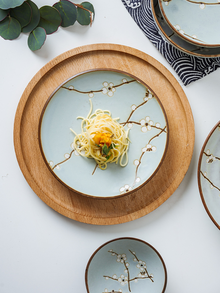 The deer field'm ceramic tableware blueberries imported from Japan Japanese household small bowl of rice