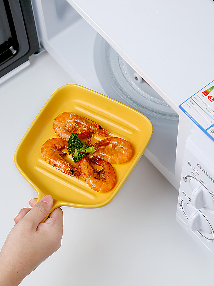 Carry handle cutlery tray web celebrity style ceramic home appliances microwave oven baking oven dedicated utensils, dishes