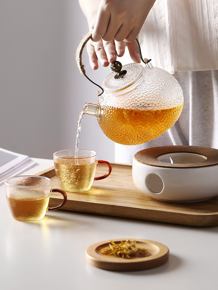 Glass teapot with high temperature resistant girder pot of heated up the spray special small electric TaoLu boiled tea, the teapot