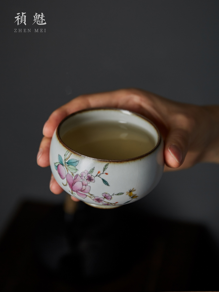 Shot incarnate your up hand - made yulan of jingdezhen ceramic cups kung fu tea master sample tea cup cup personal single CPU