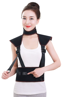 Chườm nóng vai, áo sưởi ấm lưng, vật lý trị liệu đốt sống cổ, ống bọc bảo vệ sưởi ấm bằng điện, dụng cụ mát xa eo áo sưởi ấm bằng pin 