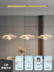 Lá sen nhà hàng đèn chùm cá tính sáng tạo nghệ thuật quầy bar phòng trà phòng ngủ ánh sáng đèn chùm mũ rơm sang trọng đơn giản và hiện đại đèn treo văn phòng đèn chùm thả trần Đèn thả