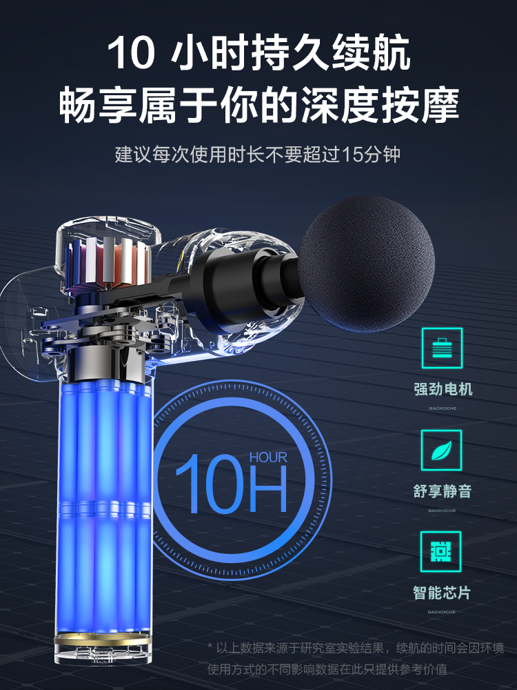 志高 筋膜枪肌肉放松电动按摩器 图4