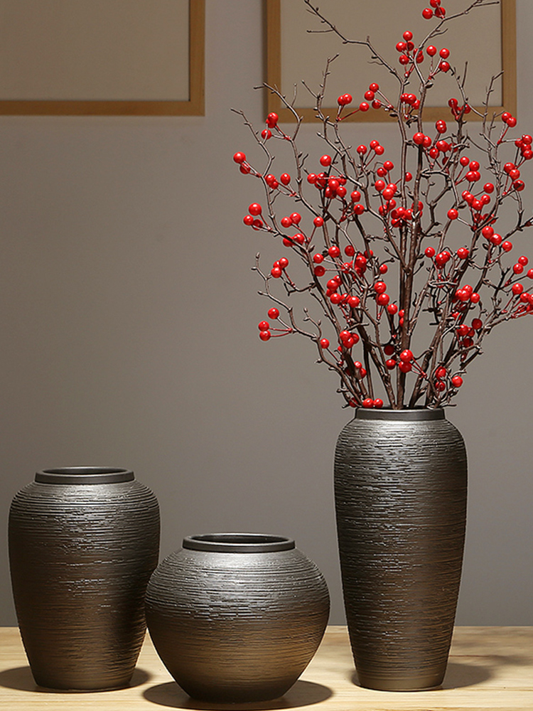 Jingdezhen ceramic vases, I and contracted Europe type creative living room table dry flower arranging flowers adornment furnishing articles suit
