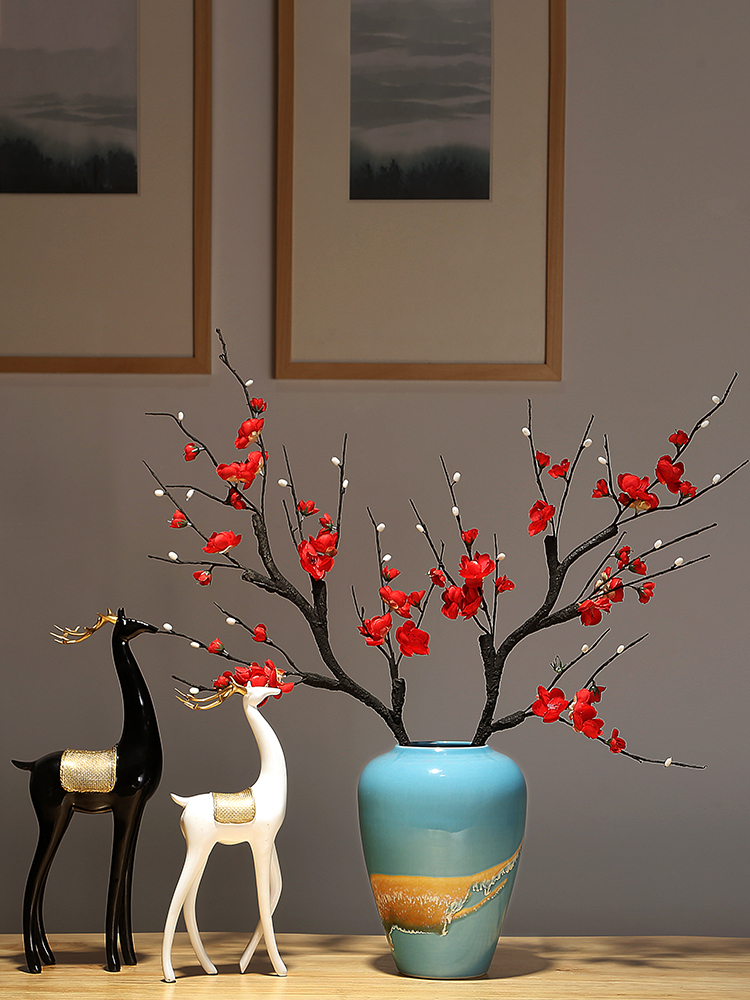 Jingdezhen ceramics, vases, flower arranging new Chinese style porch sitting room tea table table modern home furnishing articles