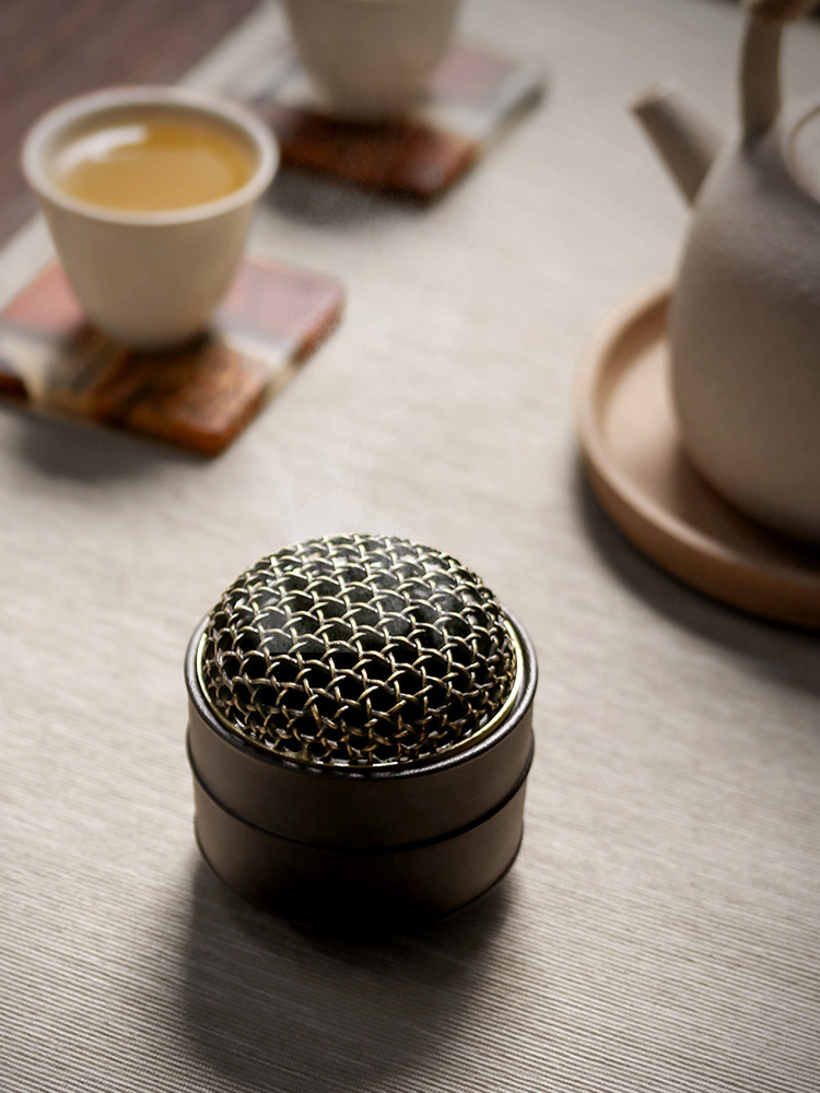About Nine soil hand - made Japanese zen ceramic incense buner tea ta for the tower incense coil incense buner home furnishing articles furnace