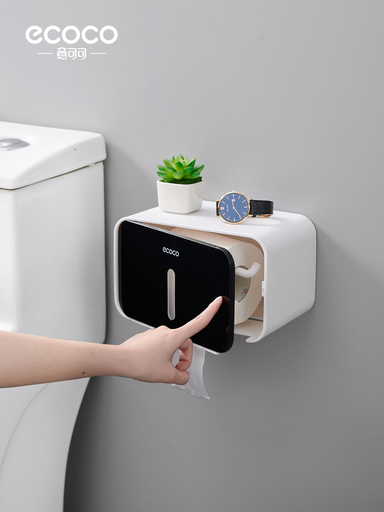 Hộp đựng khăn giấy treo tường hộp giấy cuộn đa năng tại nhà bảo quản phòng tắm nhà vệ sinh sáng tạo kệ đựng đồ kệ để giấy vệ sinh