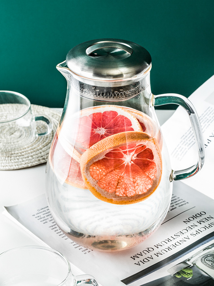 Porcelain color beautiful big glass of cold water high temperature resistant capacity against the cool outraged kettle cold drinks maker of household cup suit kettle