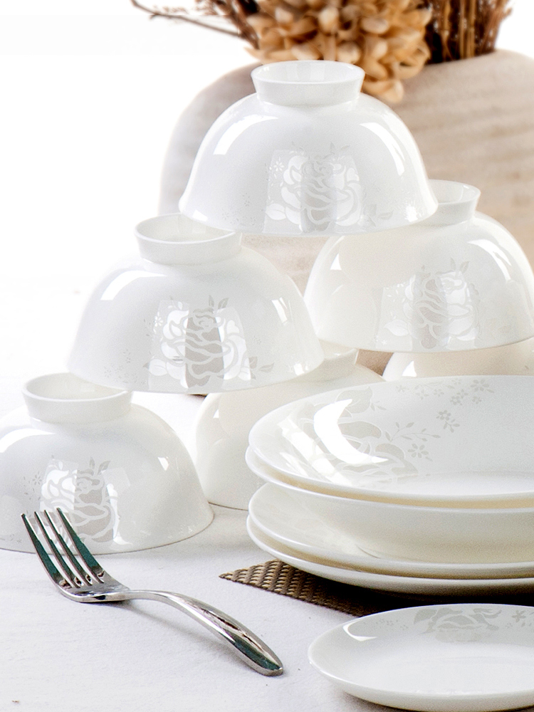 "According to the tangshan ipads porcelain tableware dishes dishes suit household of Chinese style of eating fish dish ceramic dish dish dish for dinner