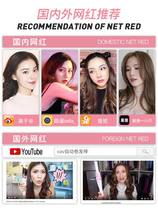 唯戈自动卷发器神器电动旋转不伤发懒人卷棒大