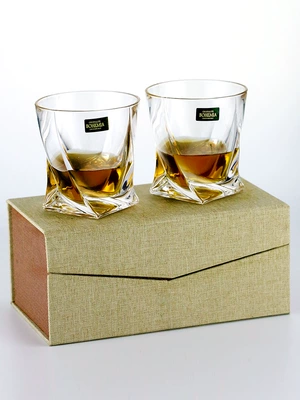 BOHEMIA cốc bia Séc nhập khẩu pha lê ly whisky ly rượu vang phóng túng với ly rượu - Rượu vang giá để rượu độc đáo Rượu vang