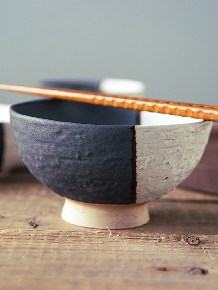 Asakusa Japanese sand and wind mill move to restore ancient ways small household coarse ceramic bowl bowl bowl of sauce juice cup noodles bowl of tableware