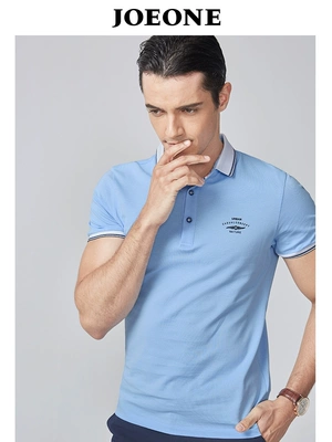 Chín động vật chăn nuôi nam ngắn tay T-Shirt 2018 mùa hè mới kinh doanh ve áo POLO áo sơ mi nam casual slim t-shirt nam